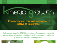 Tablet Screenshot of kineticgrowth.com